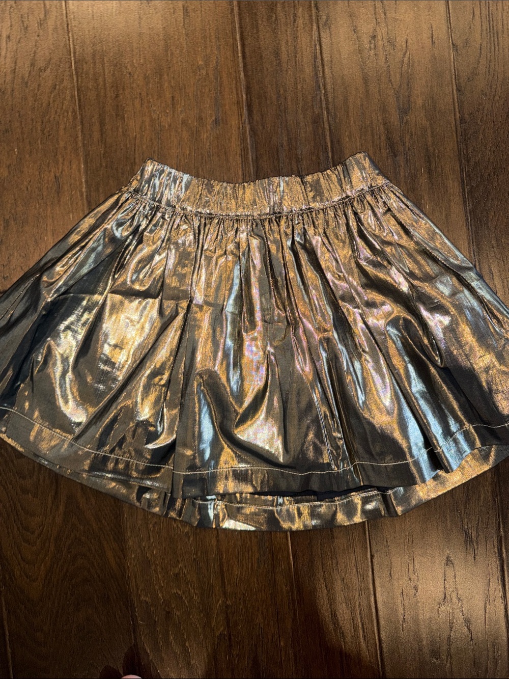 Gap kids xs 2-4 Metallic gold/black Shimmer Skirt